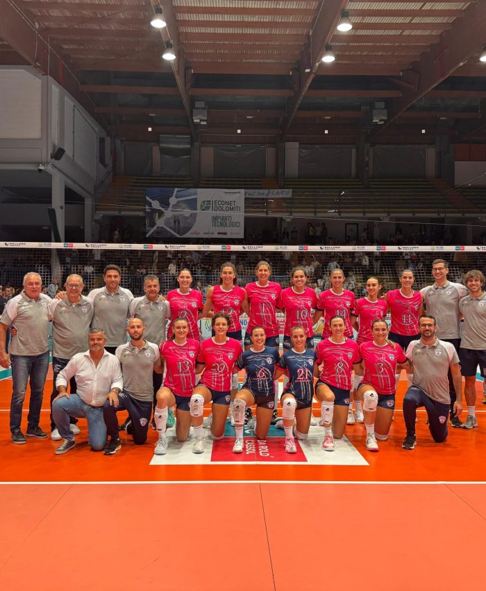 LA CDA Volley Talmassons va ad un passo dall’impresa: spettacolo a Belluno contro l’Imoco Conegliano
