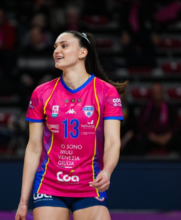 CDA Volley Talmassons FVG: Bakodimou confermata, la greca sarà ancora una colonna delle Pink Panthers in Serie A1