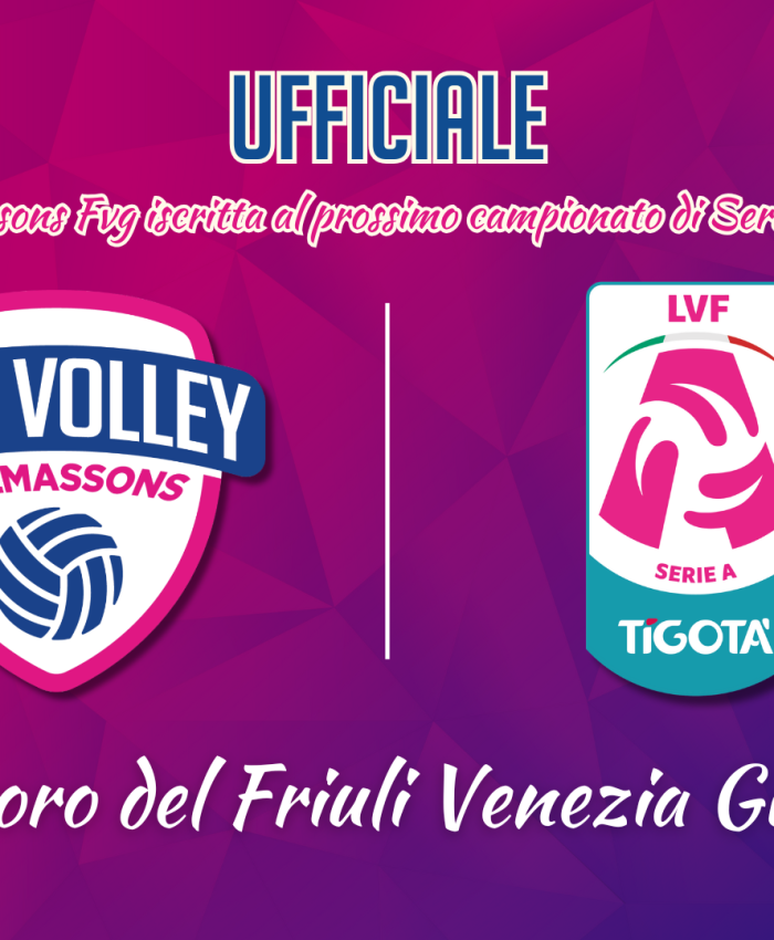 La CDA Volley Talmassons FVG ufficialmente iscritta alla Serie A2 Tigotà 2025/2026